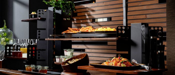 Ständer & Tabletts des Buffetsystems Radici