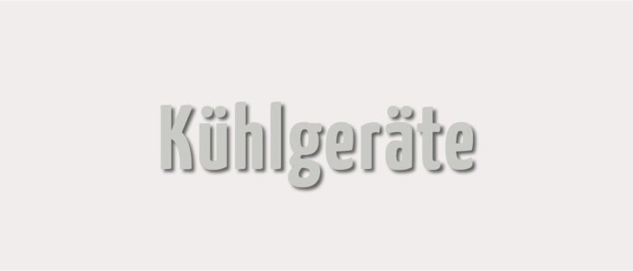 Kühlgeräte