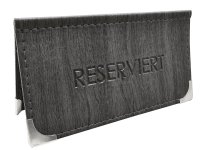 Reserviert Aufsteller "Madera"