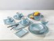 Porzellanserie "Granja" aqua Tasse untere Espresso ()