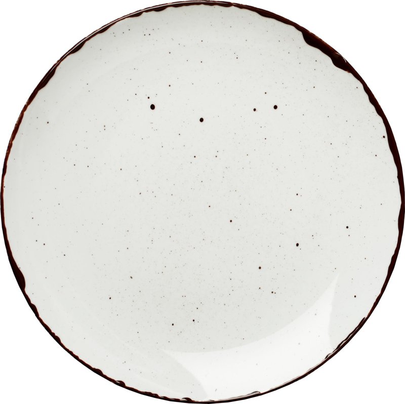 Porzellanserie "Granja" weiß Teller flach Coup-Form, 25,7 cm (1)