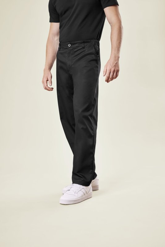 Herren-Hose "Regular-Fit" uni schwarz Größe 46 (3)