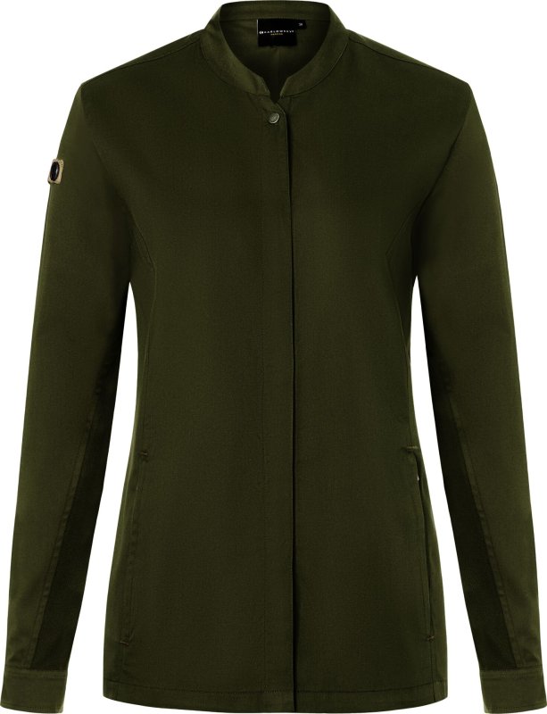 Kochjacke Damen "Green-Generation", moosgrün Größe 40 (1)