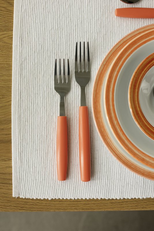 Besteckserie "Colour" orange Dessertgabel (3)