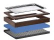 Modul ICE "Wood" Buche dunkel 6,5cm ()