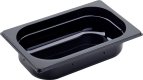 GN Behälter 1/4 Polycarbonat schwarz T: 65mm ()