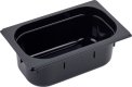 GN Behälter 1/4 Polycarbonat schwarz T: 65mm (2)