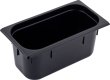 GN Behälter 1/4 Polycarbonat schwarz T: 65mm (3)
