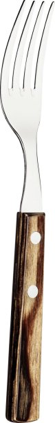 Steak-/Pizzabesteck "Churrasco" Gabel L: 20cm mahagoni (3)