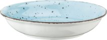 Porzellanserie "Granja" aqua Teller tief Coup-Form, 20 cm (2)