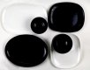 Hartglasgeschirr "Evolution" schwarz Schale Ø12 cm (4)
