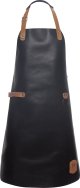 Lederschürze, schwarz Latzschürze (2)