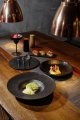 Porzellanserie "Lavanit" schwarz Pastateller (4)