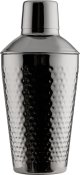 Cocktailshaker Hammerschlag, anthrazit, Edelstahl ()