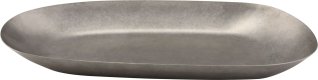 Edelstahlserie "Yoko" Platte flach oval 31x14,7cm (2)