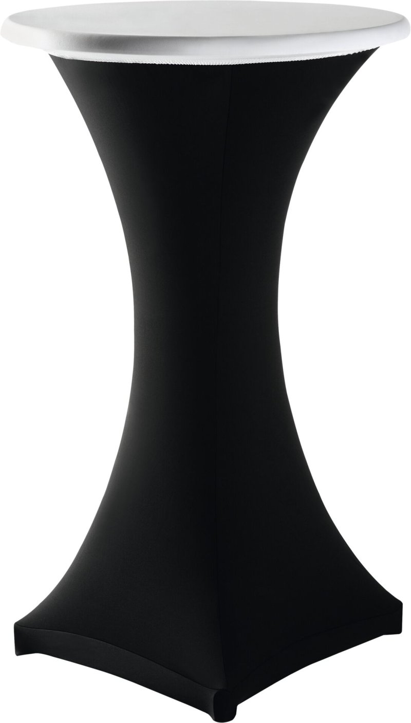 Tischplattenbezug Ø 70 cm weiß (1)