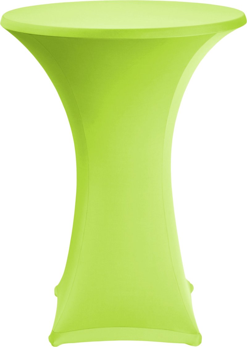 Stehtischbezug Ø 70 cm weiß (4)