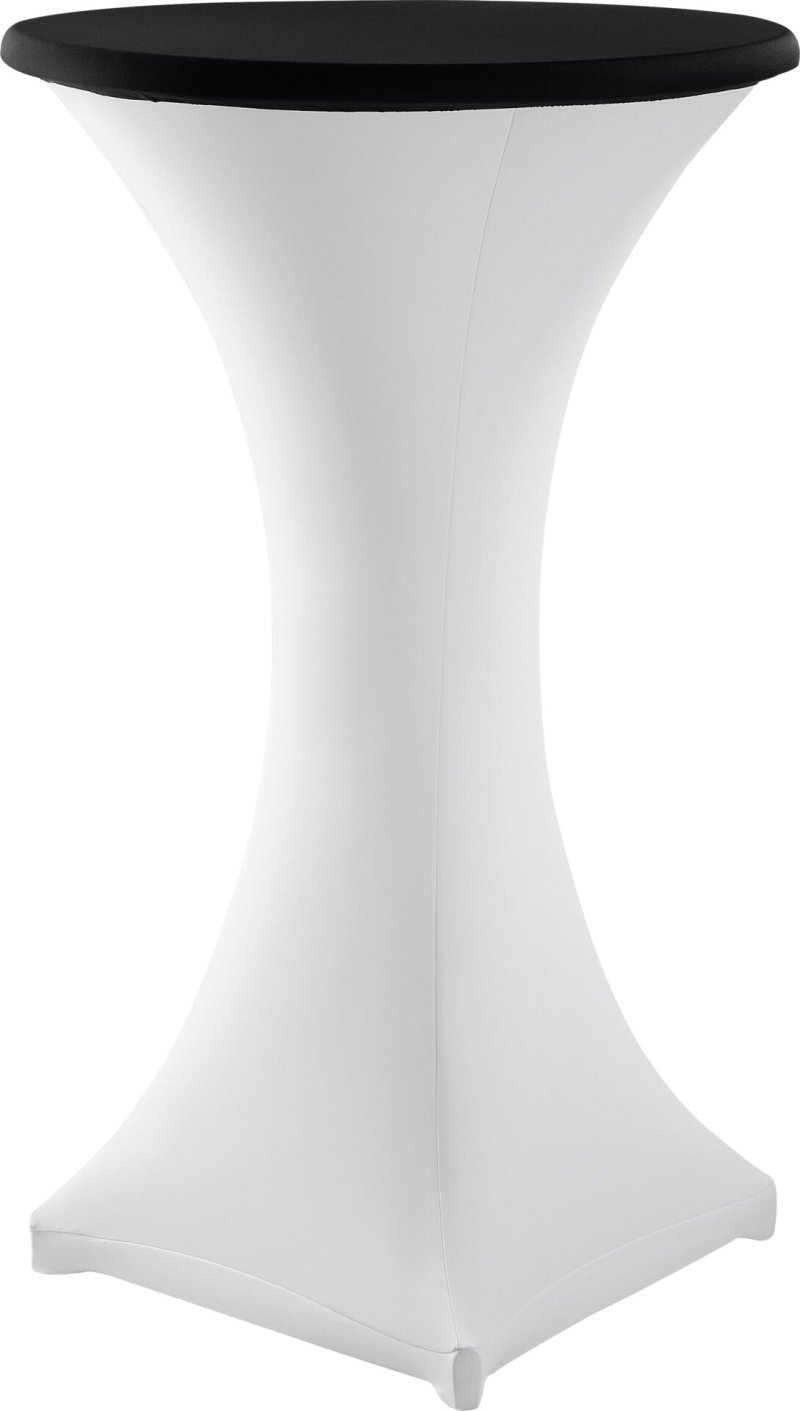 Tischplattenbezug Ø 70 cm weiß (2)