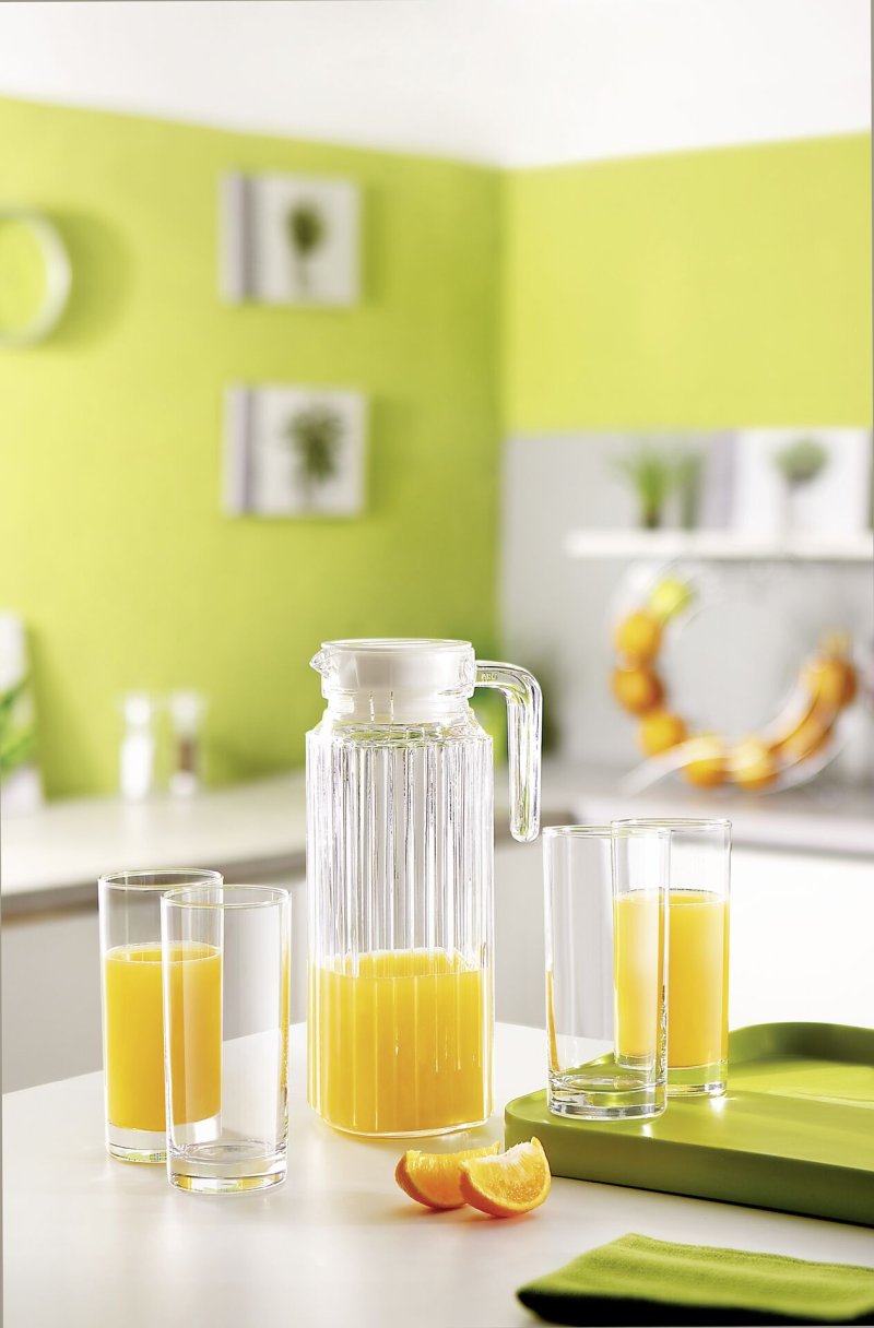 Krug "Quadro" mit Deckel 1,1 L (3)