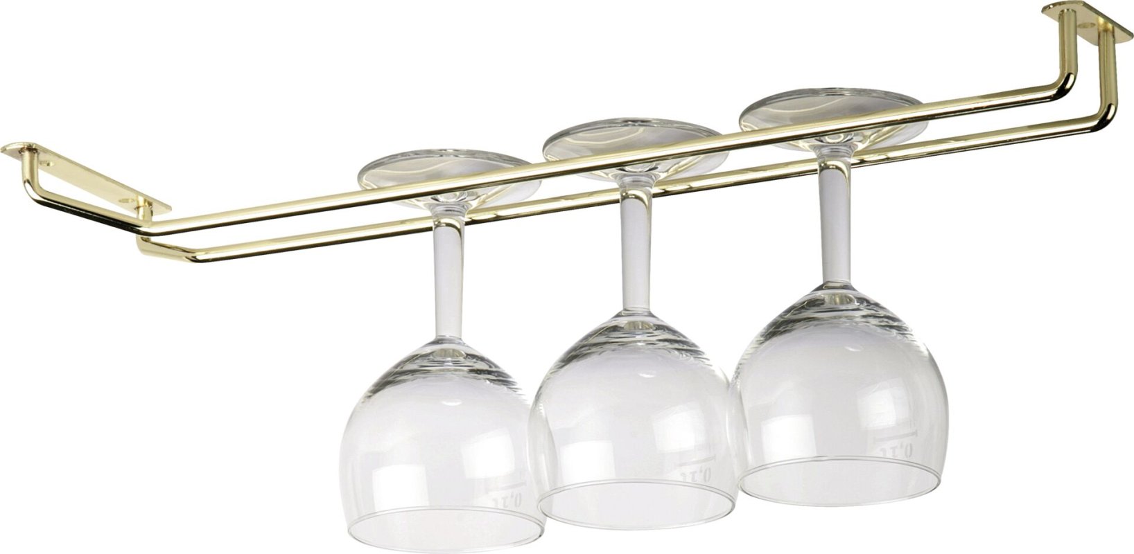 Gläserschiene messing 25cm (1)