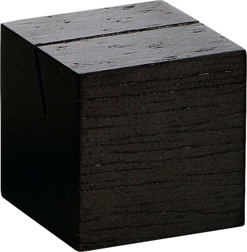 Kartenhalter „Würfel“ dunkelbraun (3)