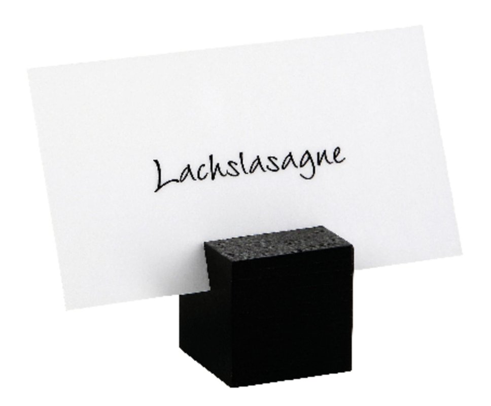 Kartenhalter „Würfel“ dunkelbraun (2)