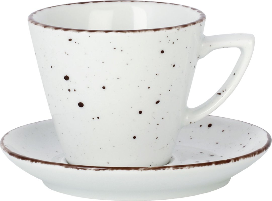 Porzellanserie "Granja" weiß Tasse obere Kaffee/Cappuccino (1)
