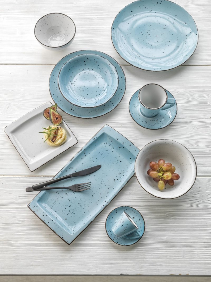 Porzellanserie "Granja" weiß Platte flach oval, 30,5x25,5 cm (3)