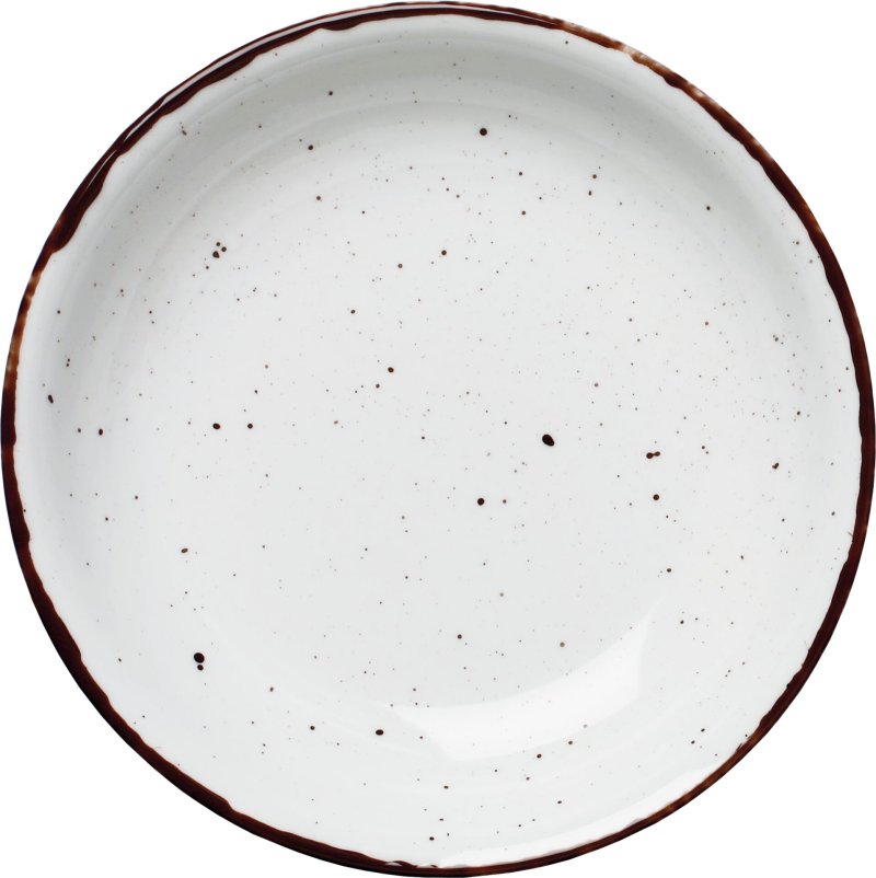 Porzellanserie "Granja" weiß Teller tief Coup-Form, 20 cm (2)