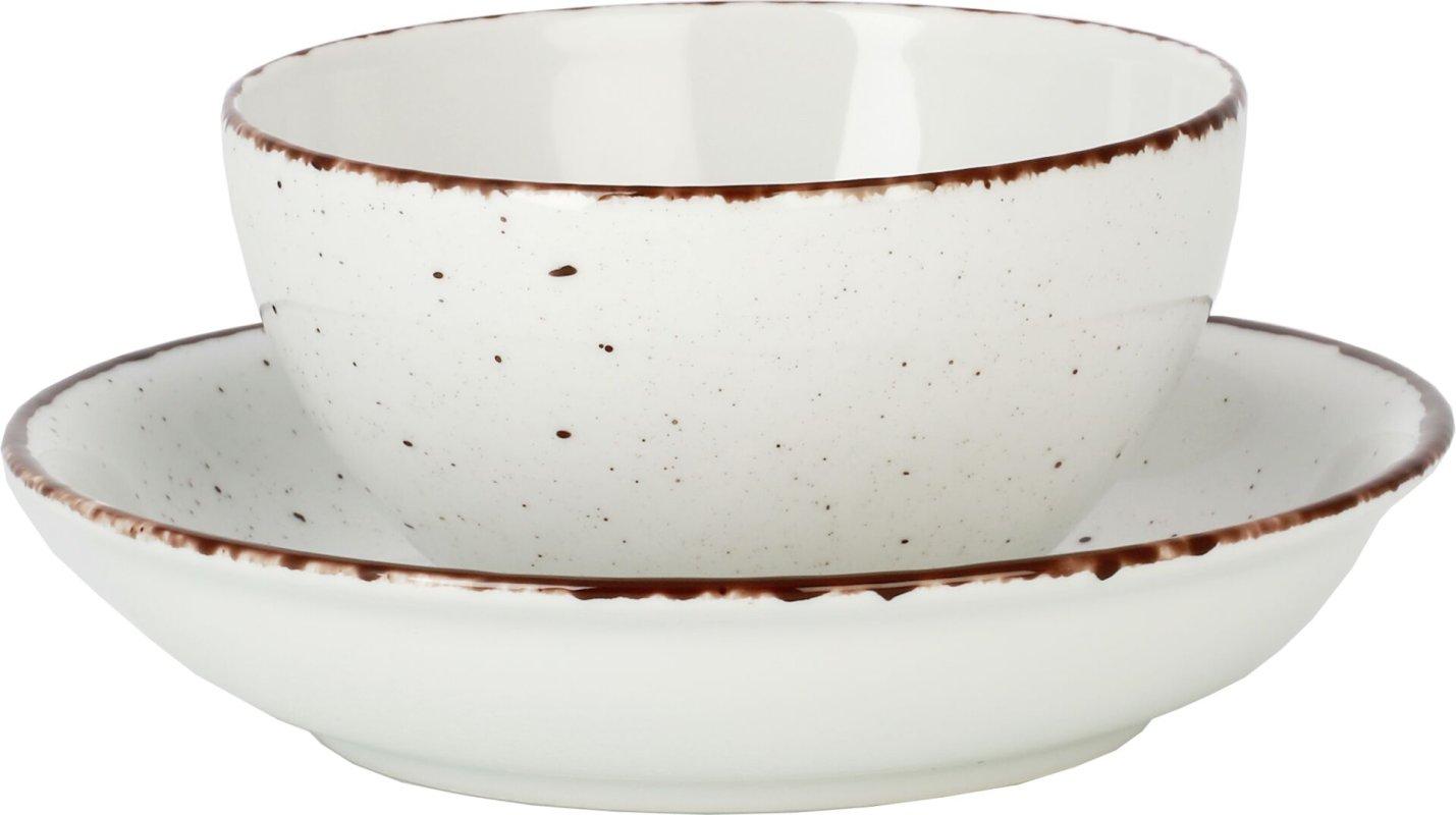 Porzellanserie "Granja" weiß Teller tief Coup-Form, 20 cm (3)