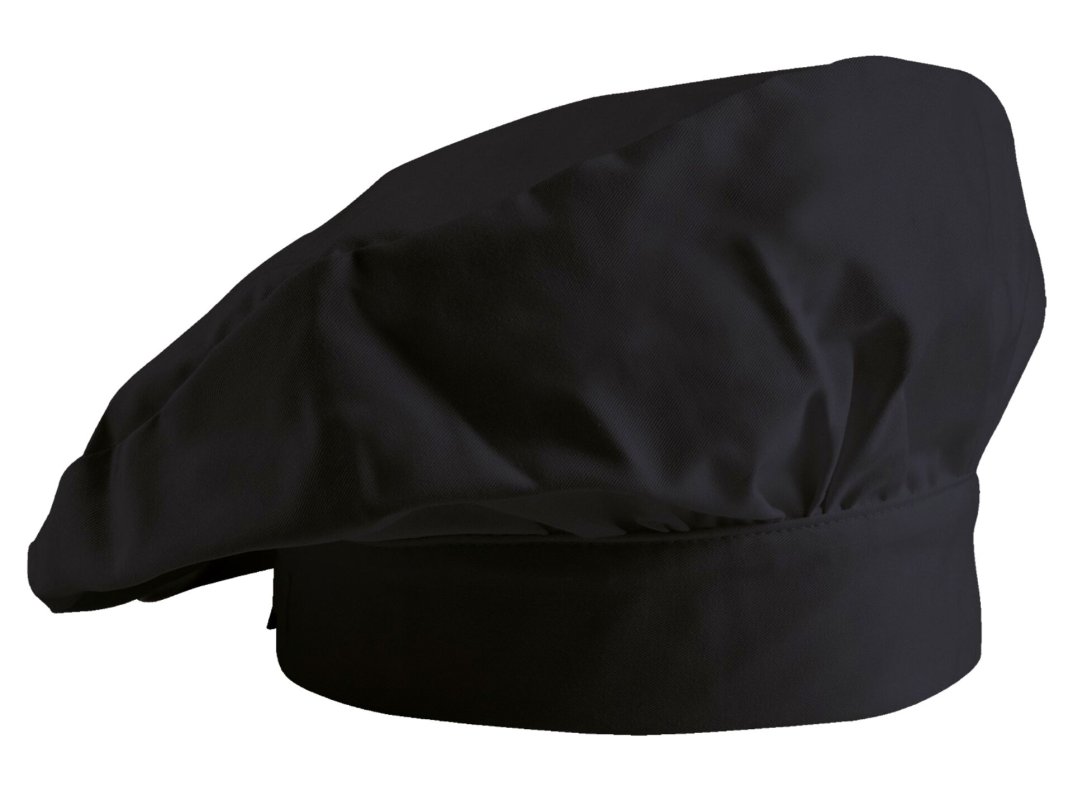 Kochmütze "Paris" schwarz (1)