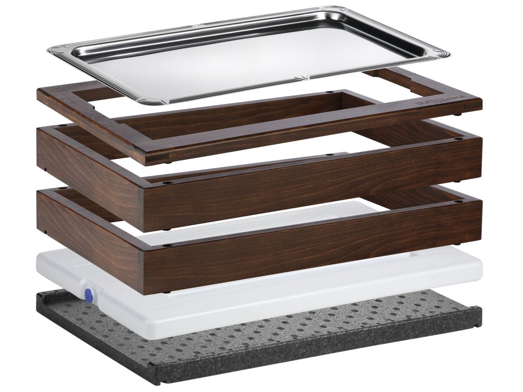 Modul ICE "Wood" Buche dunkel 13cm (1)