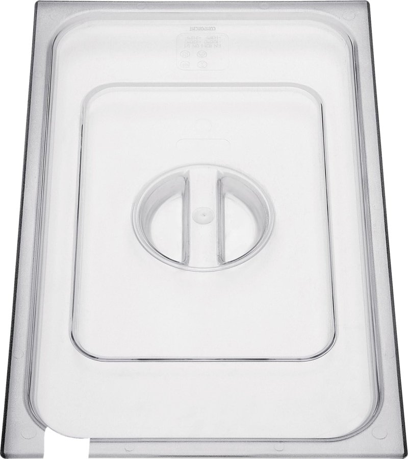 GN-Deckel mit Löffelausschnitt Polycarbonat für 1/1 (1)