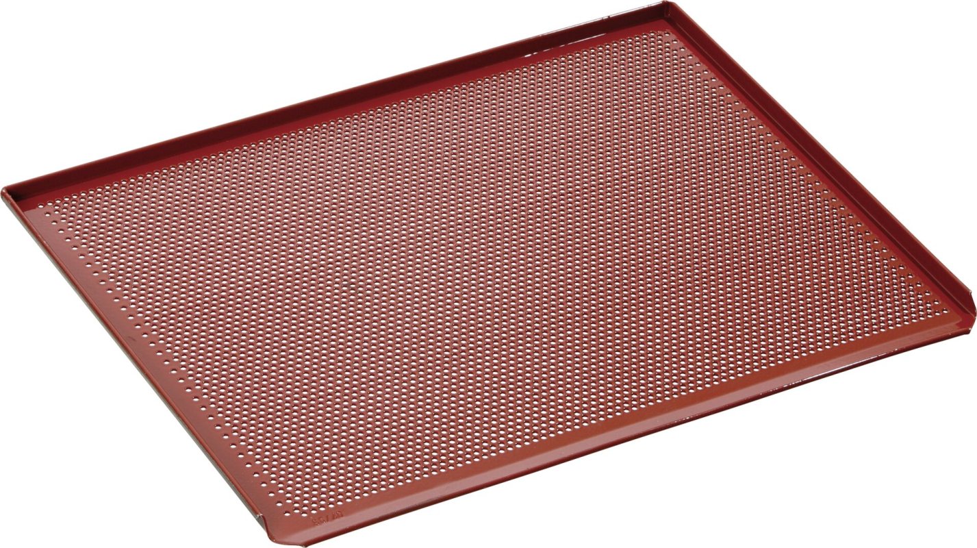 Backblech Alu mit Lochung, silikonbeschichtet (1)