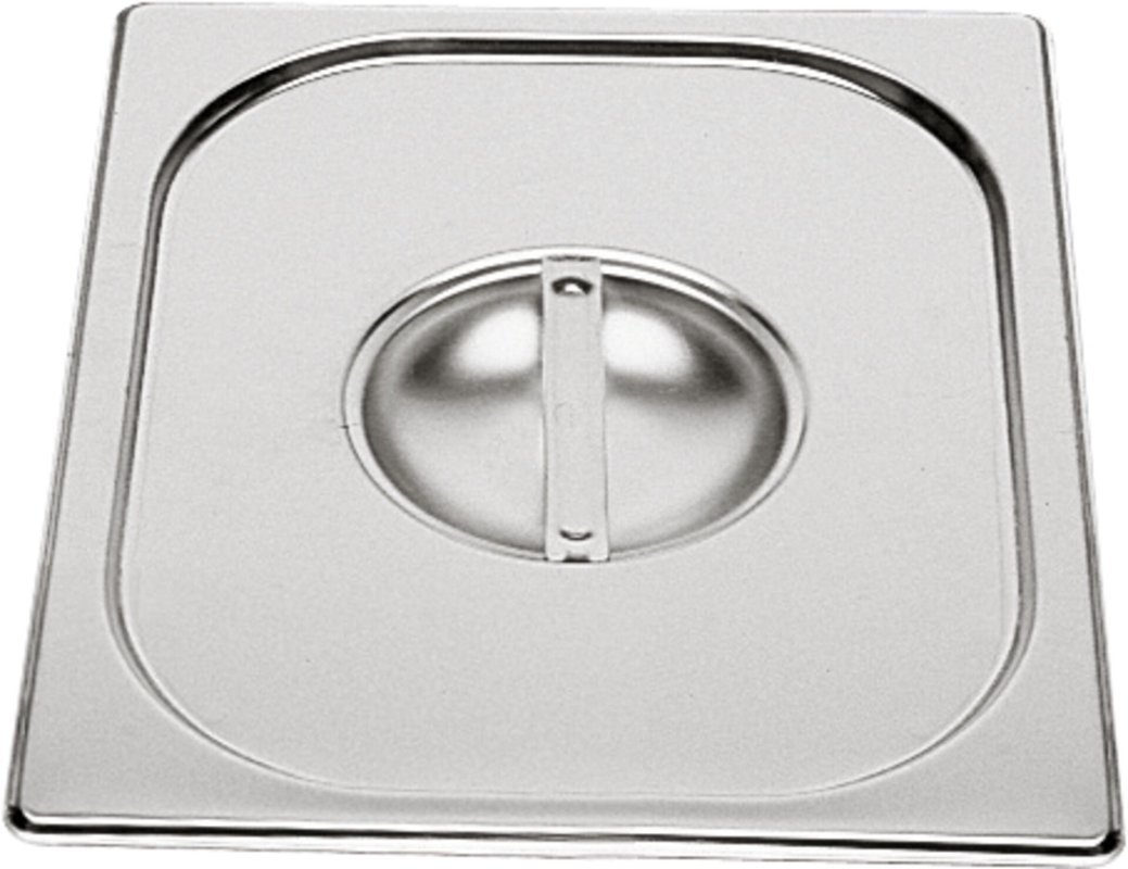 GN-Deckel ohne Löffelausschnitt Edelstahl für 1/1 (1)