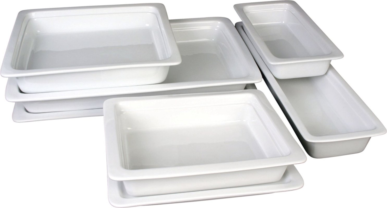 GN-Behälter, Porzellan, 65 mm tief 1/1 GN (2)