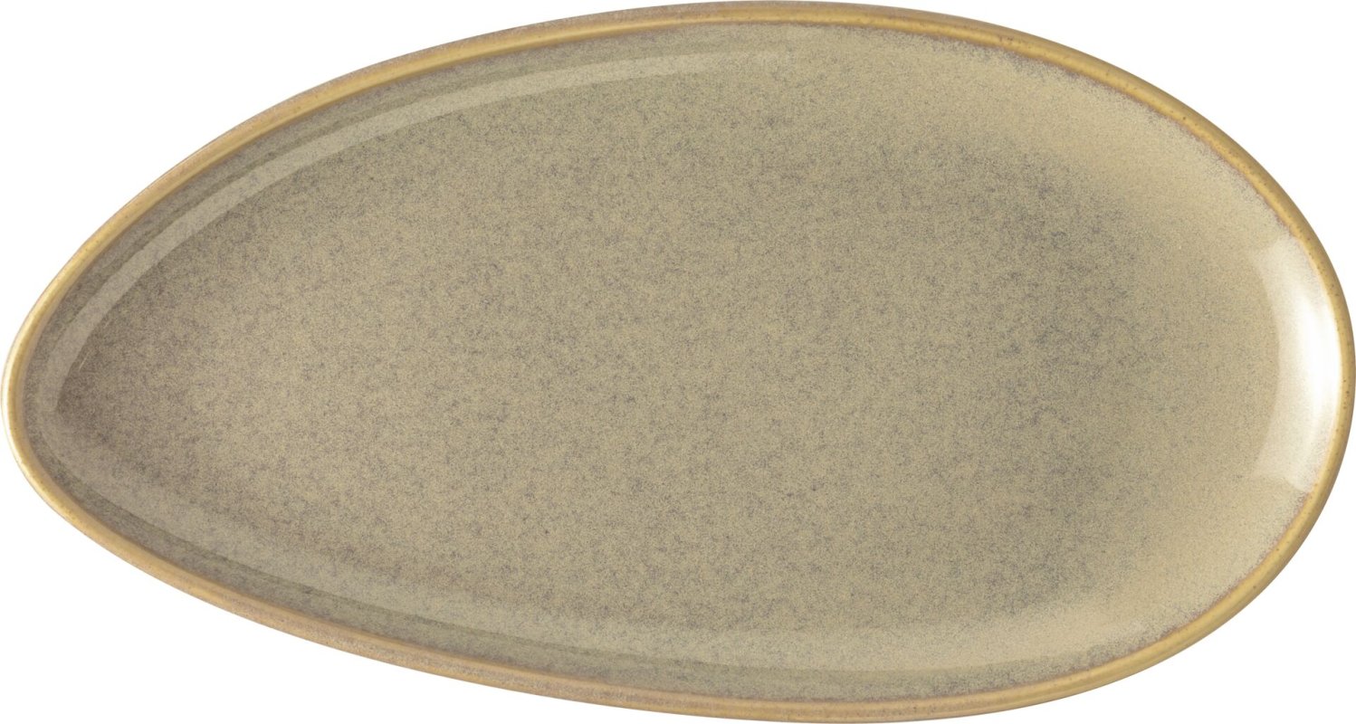 Porzellanserie „Vida" Platte flach oval 25,5cm (1)