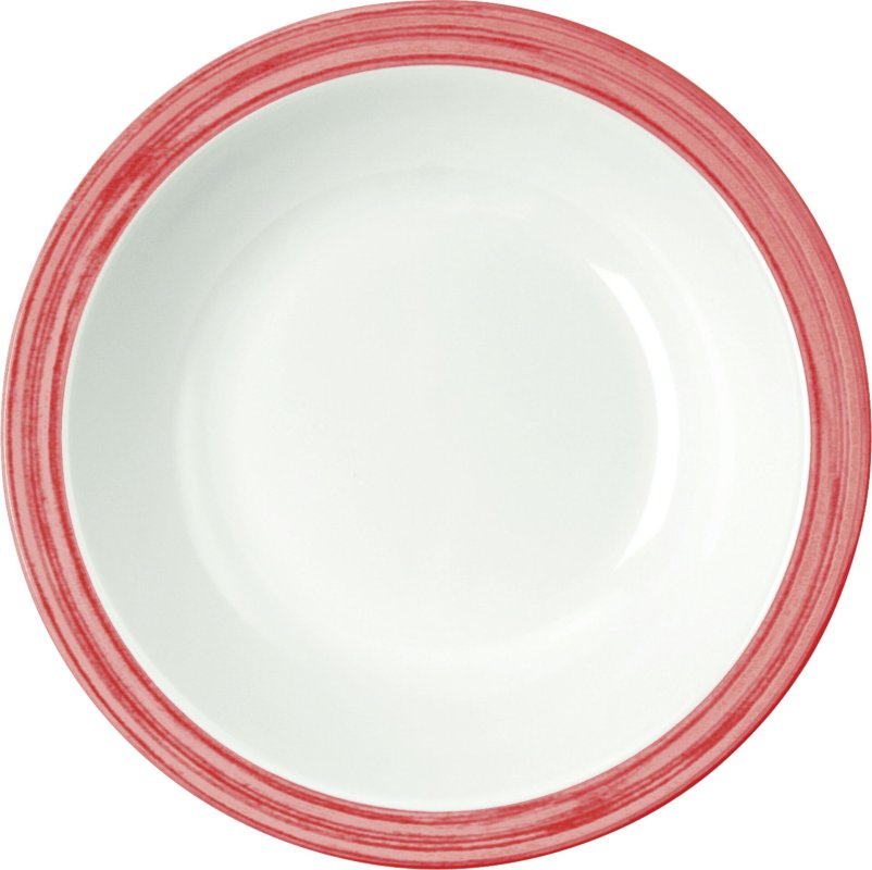 Teller tief "Colour" Ø20,5cm 600ml Melamin  cherry-rot (1)