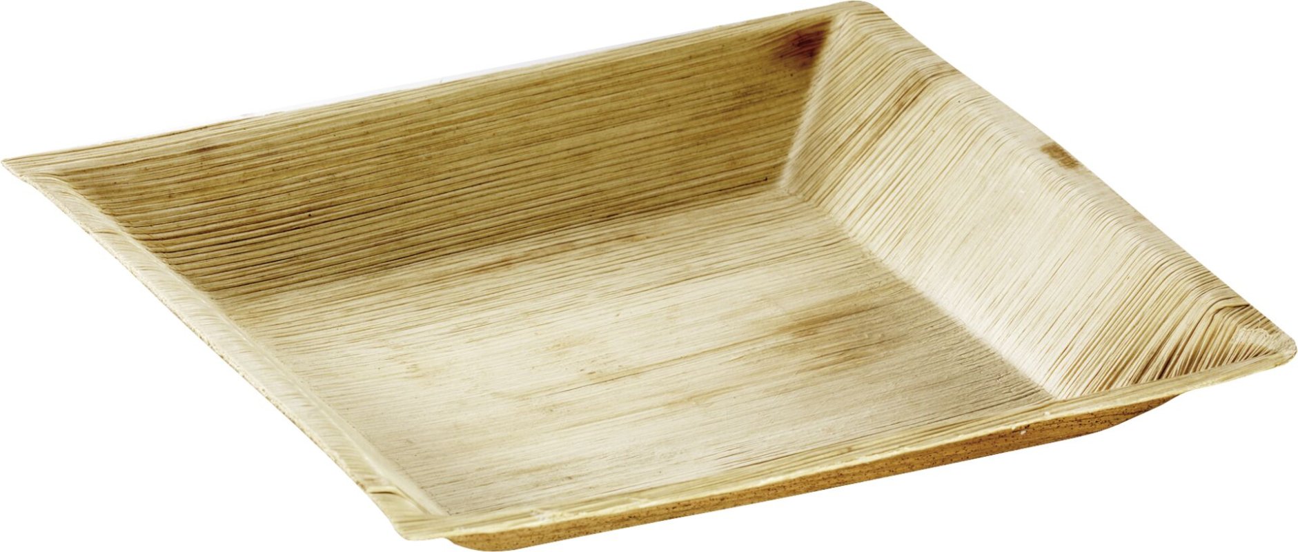 Schale/ Teller quadratisch "Palmblatt" flach (Teller) (1)