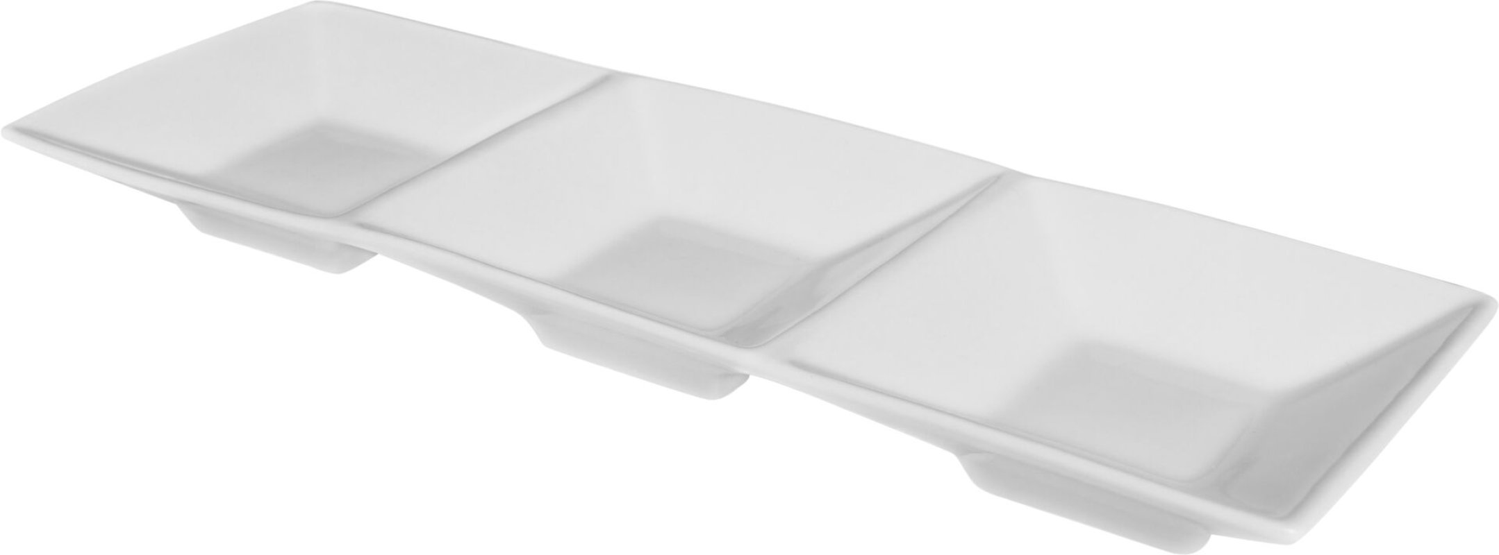 Schale Dip-Felder "Empire" 3 Felder 24x8cm (2)