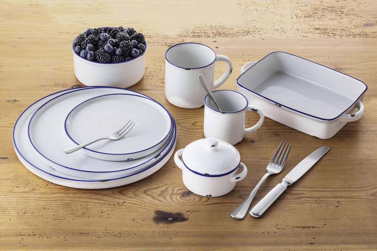 Steinzeugserie "Greta" Souffléschüssel (2)