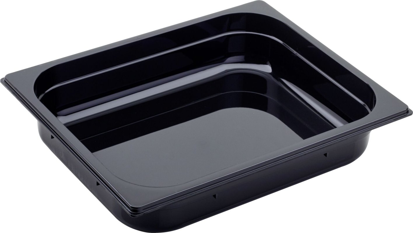GN Behälter 1/2 Polycarbonat schwarz T: 65mm (1)