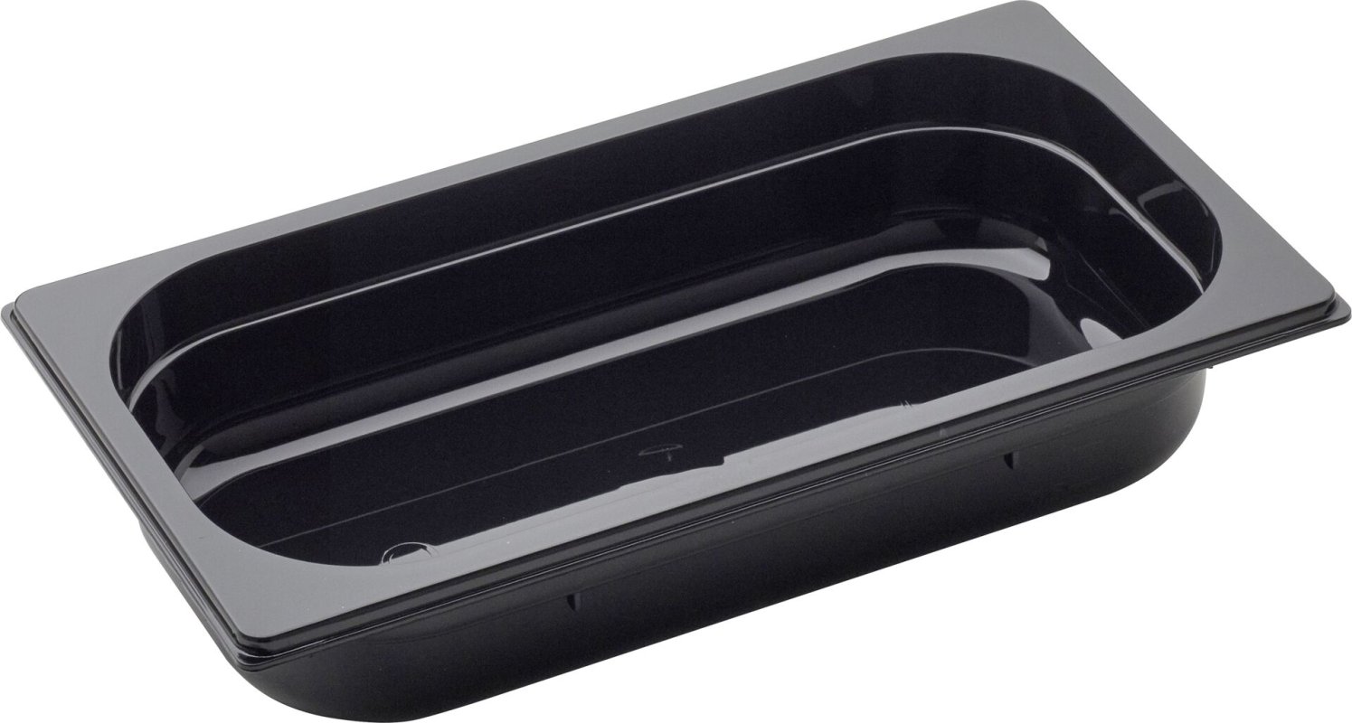 GN Behälter 1/3 Polycarbonat schwarz T: 65mm (1)