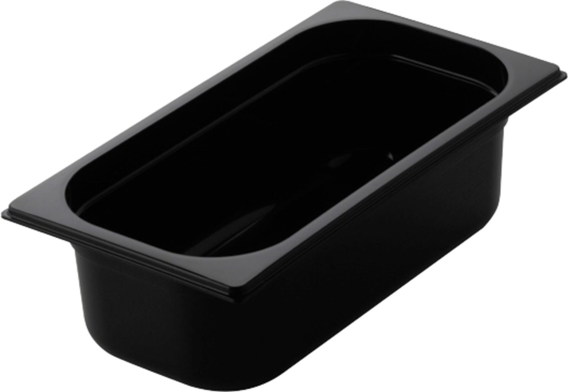 GN Behälter 1/3 Polycarbonat schwarz T: 100mm (1)