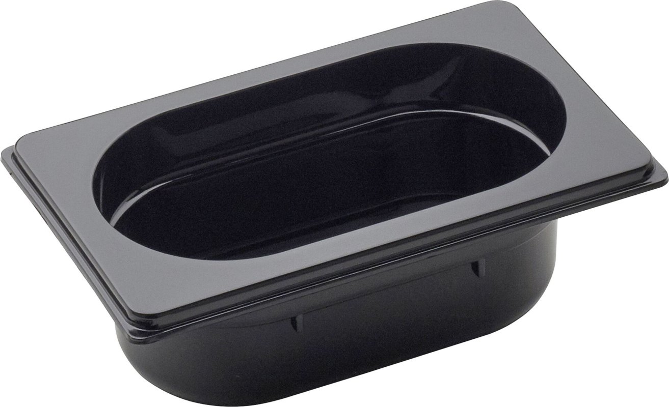 GN Behälter 1/9 Polycarbonat schwarz T: 65mm (1)