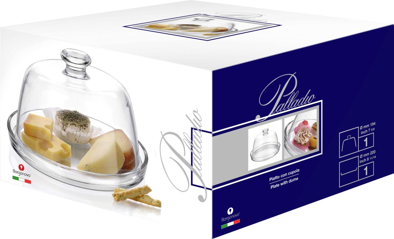 Platte mit Cloche "Palladio" (2)