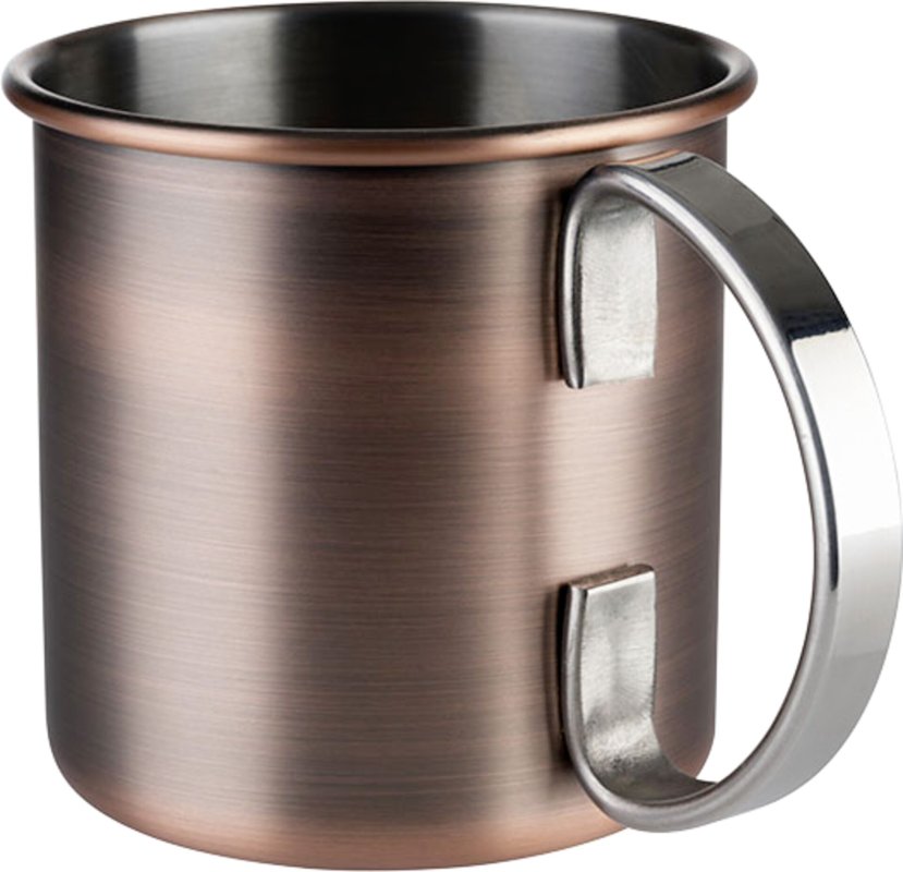 Becher "Moscow Mule" Antik-Kupferlook, glatt, matt, Ø 9,0 cm, H: 9,0 cm, 0,45 L (1)