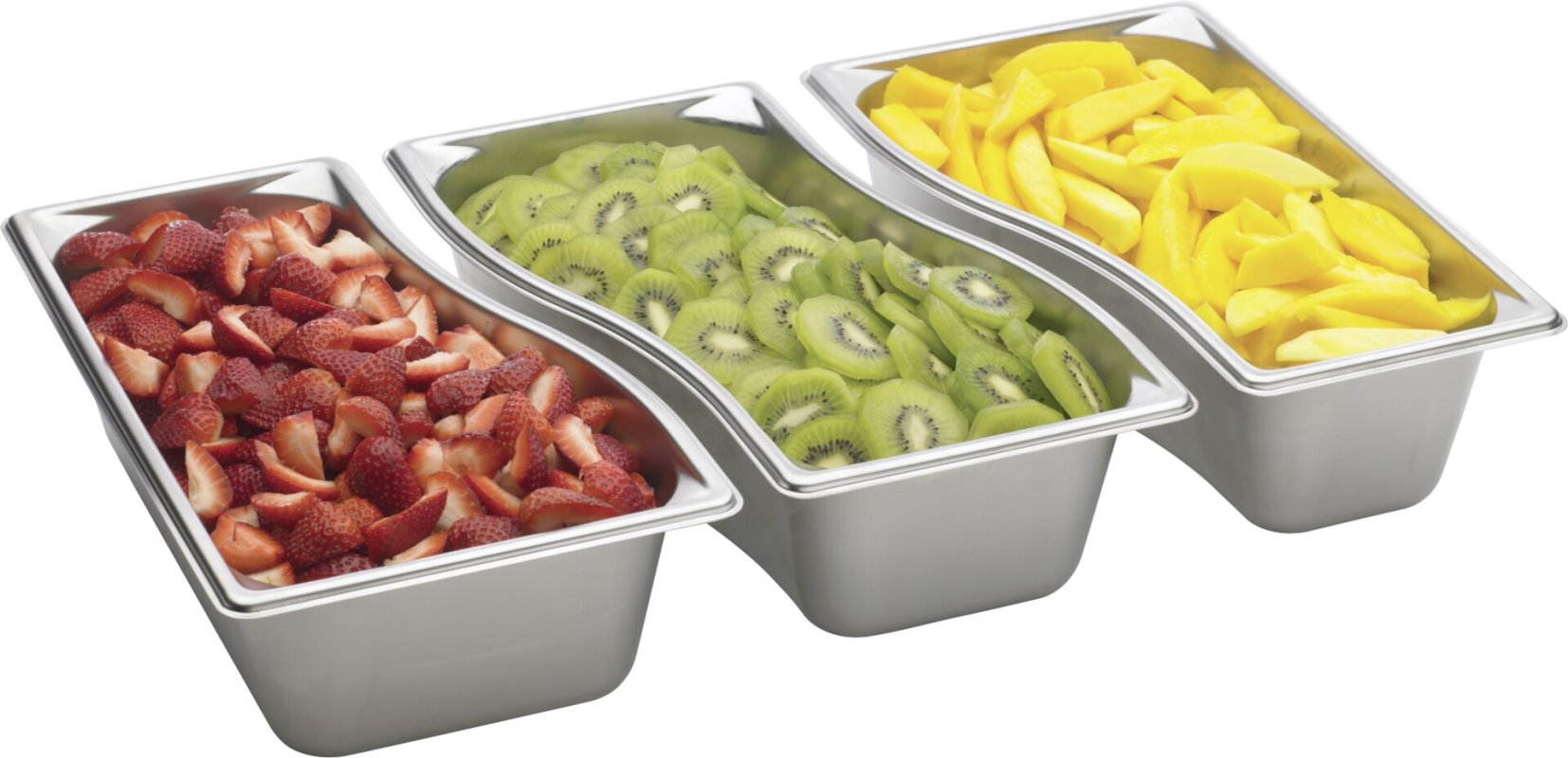 GN-Behälter "Twist", Edelstahl 2/4 89mm (2)