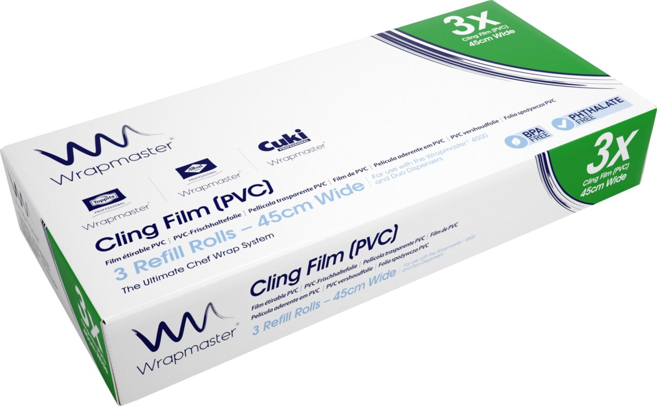 Frischhaltefolie PVC für Wrapmaster Frischhaltefolie PVC für Wrapmaster, 45cm breit (2)