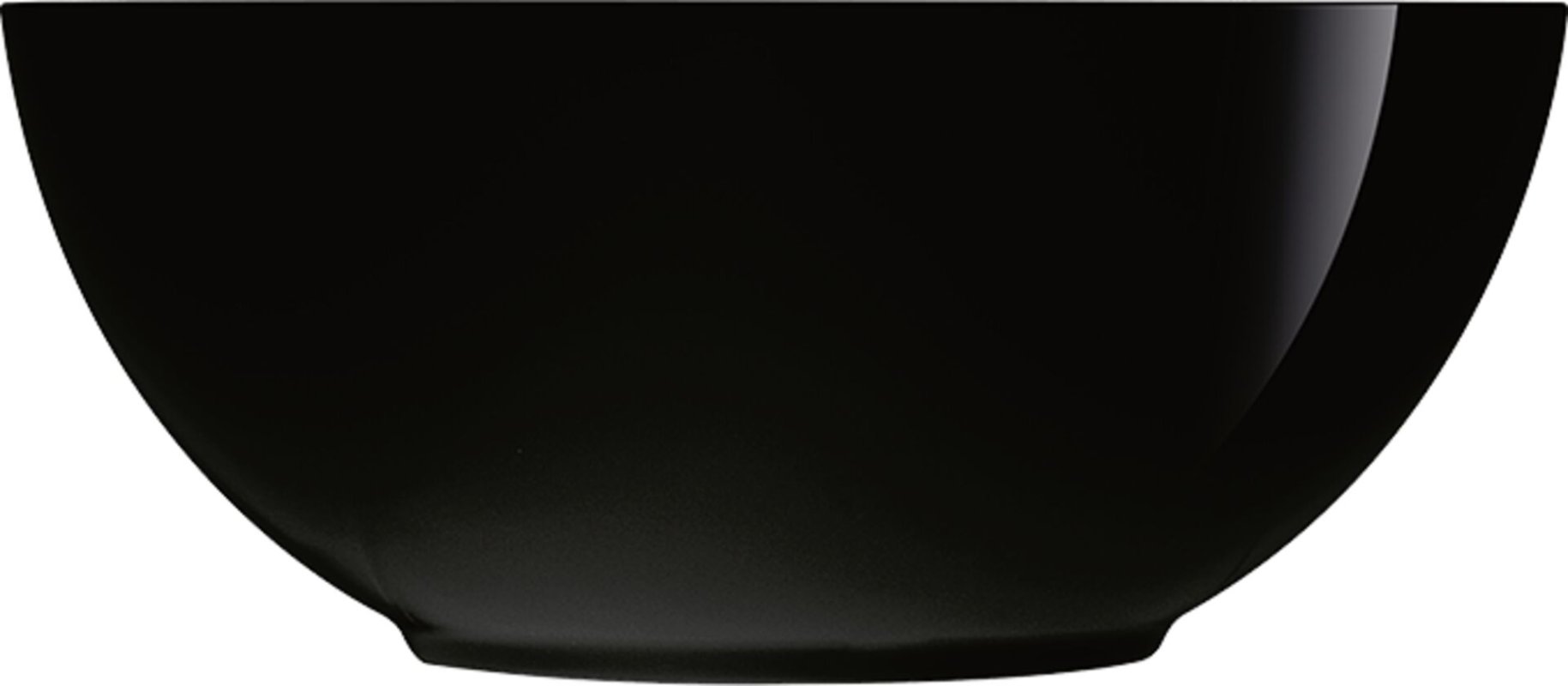 Hartglasgeschirr "Evolution" schwarz Schale Ø14,5 cm (1)